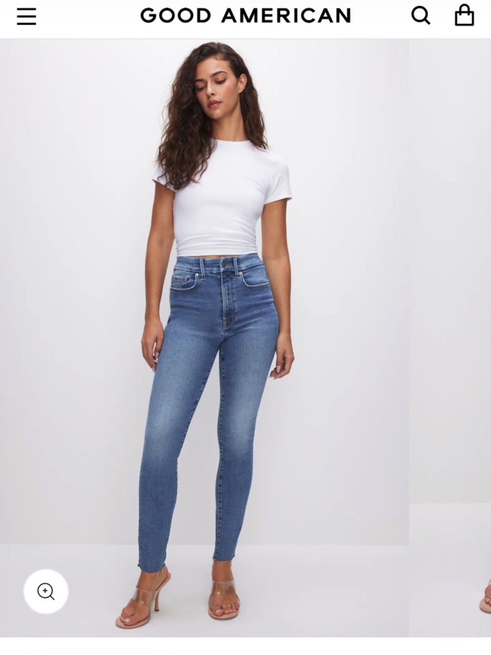 Good American Women's Blue Skinny Jeans